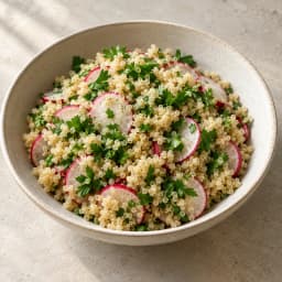 Quinoa Radish Parsley Salad