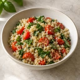 Quinoa Tomato Basil Salad
