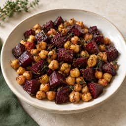 Beetroot Thyme Chickpea Tray