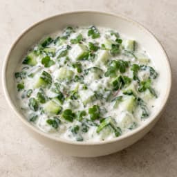 Cucumber Microgreen Yoghurt
