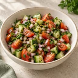 Cucumber Tomato Kachumber