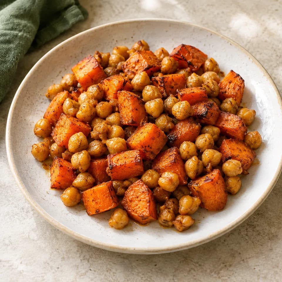 Cumin Carrot Chickpea Tray
