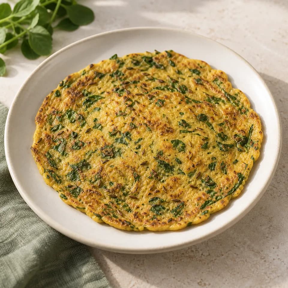 Methi Besan Chilla