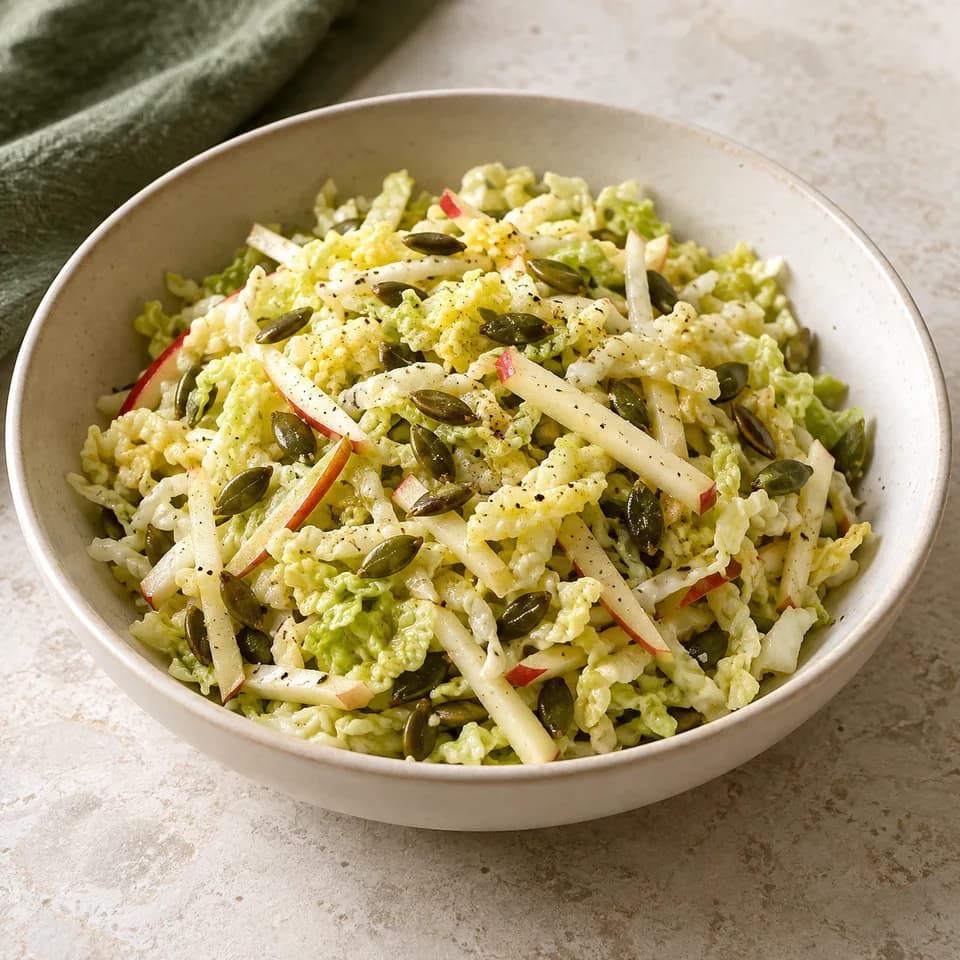 Napa Cabbage Apple Slaw