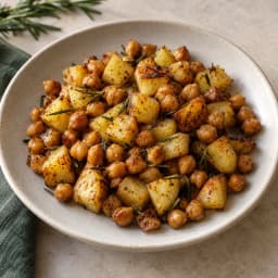 Rosemary Potato Chickpea Tray