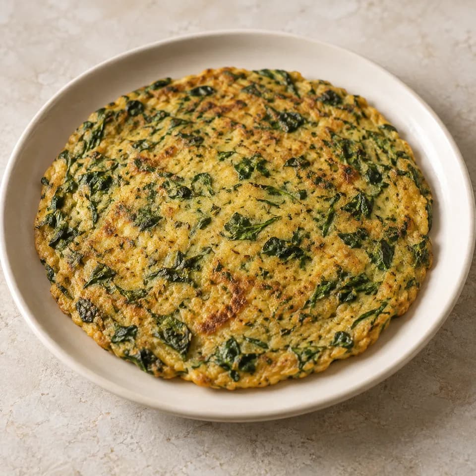 Spinach Besan Chilla