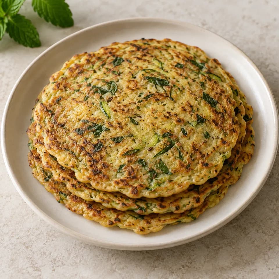 Zucchini Mint Chilla